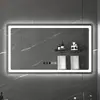 Espelho de Banheiro Espelho LED com Luz, Espelho Iluminado de Parede para Banheiro, Espelho Inteligente para Lavatório Anti-Embaçante com Tela Sensível ao Toque