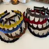 Diadema Retro Maillard de Terciopelo Rojo con Dientes Ondulados para Lavado de Cara y Presión del Cabello Accesorios para el Cabello de Alta Gama Nuevo Estilo para Mujer