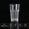 Vaso de Cerveza de Plástico Acrílico PC Anticaída Resistente al Calor Copa de Vino Transparente Octagonal KTV Bar Hogar Restaurante Vaso