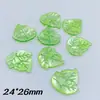 Hojas Verdes Transparentes de Acrílico Hojas Frescas diy Joyería Hecha a Mano Pendientes Collar Accesorios para el Cabello Material