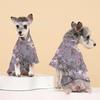 Roupas florais de duas pernas para cães, novas, transfronteiriças, primavera e verão, roupas para animais de estimação bo mei fa dou teddy gato cachorro t
