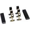 Barra Colgante para Armario Engrosada Barra para Ropa Base de Barra Colgante Ajustable Base de Brida Tubo Redondo Ferretería Doméstica Accesorios de Fijación