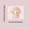 Pegatinas de cristal UV de cachorro conjunto Sanrio Vasos de vidrio para manualidades Papelería Pegatinas decorativas rasga que se pega logo de cristal