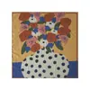 Pañuelo y Diadema Vintage para Primavera/Verano, Nueva Moda Versátil de Alta Gama de Algodón y Lino, Pañuelo de Seda 55, Pañuelo Cuadrado Pequeño para Mujer, Pañuelo Profesional para el Cuello