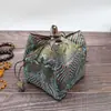 Bolsas Pequeñas Cuadradas de Tela al por Mayor para Fabricantes, Bolsas Pequeñas de Doble Capa con Cuatro Bolsillos para Almacenamiento de Tazas de Té Pequeñas, Bolsas de Regalo para Empaque de Joyería y Bolsas para Manualidades