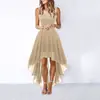 Vestido de Encaje de Gasa Hueco Chic en la Cintura, Nuevo para Primavera/Verano 2026, Comercio Transfronterizo de Amazon Europeo y Americano