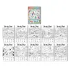 Novo pôster para colorir transfronteiriço 10 folhas/pacote, tema pássaros, caça e colorir, papel para desenho divertido com grafite desenhado à mão