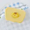 Caixa de Lentes de Contato Visível Transparente Desenho Animado Fofa Beleza Caixa de Pupila Coração de Menina Ins Caixa Companheira Portátil Plástico Armazenamento