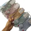 Calcetines de Algodón Nuevos de Barco para Primavera y Verano para Hombres y Mujeres con Letras de Gancho Dibujos Animados Deportivos y de Ocio Calcetines de Algodón con Barras Paralelas Color Sólido