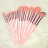 Novo Conjunto de 13 Pincéis de Maquiagem Sijiqing com Cerdas Ultra Macias, Incluindo Pincel para Pó, Pincel para Iluminador, Pincel para Blush e Pincel para Sombra, Conjunto Completo em Estoque