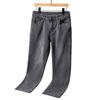 Pantalones vaqueros de Tencel ultrafinos de seda de hielo para hombre, holgados, rectos, elásticos, largos e informales, para negocios