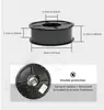 Filamento PETG Básico para Impressora 3D 1,75mm 1kg, Bobinagem Organizada, Alta Compatibilidade para Impressoras FDM