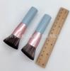Brocha de maquillaje al por mayor, brocha plana para base, brocha reparadora de rubor, brocha de fibra de pelo, herramientas de belleza portátiles individuales