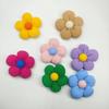 Grãos de milho arredondados cinco pétalas flor roupas chapéu cachecol broche acessórios sapatos meias bolsas acessórios faça você mesmo