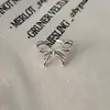 Corea del Sur Dongdaemun Anillo Sencillo de Plata de Ley 925 Anillo Abierto Viento Frío Dedo Índice de Mujer No Puedo Dejarlo Anillo de Cola de Color Joyería