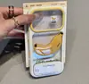 El soporte de pegatina de fruta de tomate se transforma instantáneamente en una funda compatible con iPhone 17 Pro Max de cielo estrellado de dopamina para iPhone 16