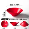 Xiangyuanmei louça de melamina tigela grande imitação de porcelana tigela para hot pot picante tigela para sopa de macarrão tigela para sopa de macarrão de caracol tigela para ramen