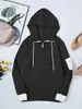 Suéter com capuz slim casual simples e versátil, moda outono novo, comércio exterior europeu e americano transfronteiriço da Amazon
