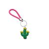 Amazon Cactus Series Criativo Corda Trançada Chaveiro temu Cartoon Couro Corda Chaveiro Carro Criativo Pendurado