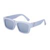 Gafas de Sol Ins con Montura Cuadrada para Mujer, Gafas de Sol Retro de Pierna Ancha de Moda, Gafas de Alta Gama, Gafas de Sol al por Mayor