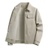 Chaqueta de Moda Nueva para Hombre Primavera y Otoño 2025, Corte Holgado, Estilo Coreano, Abrigo Casual Versátil