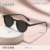Tendencia de moda europea y americana gafas de sol con montura redonda pequeña retro protección UV gafas de sol para conducir gafas de sol con sentido avanzado