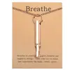 Nuevo Producto en Stock Amazon Collar Colgante de Meditación Mindfulness de Giro Roscado Silbato de Acero de Titanio para Ajustar la Respiración y Aliviar el Estrés