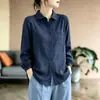 2026 Camisa Nueva de Doble Capa Primavera/Otoño Color Sólido Manga Larga Suave Adelgazante Holgada Cardigan Superior Moda Versátil