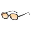 Nuevas gafas de sol de moda cuadradas con montura pequeña, estilo retro de arroz, estilo callejero, estilo europeo y americano, ligeras y de lujo, estilo de celebridades de Internet.