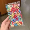 Anillo de Toalla Infantil Duradero de Colores Dulces Anillo para el Pulgar del Bebé de Alta Elasticidad Diadema de Banda de Goma para Niña No Lastima el Cabello Adorno para la Cabeza