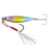 Weihe Sports Explosiva Plancha de Hierro para Pesca Lanzamiento desde la Orilla Señuelo de Larga Distancia Anzuelo Doble Cebo Falso Lubina Agua Dulce Pesca Marítima Anzuelo de Plancha de Hierro