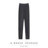 Leggings 100% Cachemir Puro para Mujer de Cintura Alta Ajustados de Felpa Pantalones de Otoño e Invierno Nuevos Versátiles de Color Sólido Moldeadores