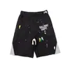 Pantalones Cortos Casuales de Verano Unisex con Estampado de Letras y Logo Ga New Basic