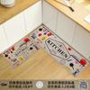 Tapete publicitário personalizado de linho, tapete de cozinha, porta de banheiro, tapete antiderrapante, porta de banheiro, carpete absorvente personalizado