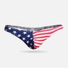Roupa Íntima Masculina Algodão Puro Tanga Europeia e Americana Tanga Estampada Bandeira Americana Modelador Masculino W011Dz,