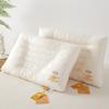 Almohada Ancha Baja de Fibra de Soja Auténtica Clase A Li Guanqi, Almohada Doméstica 100% Algodón para Niños, Estudiantes y Adultos, Núcleo de Almohada para Protección del Cuello