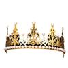 Nueva Decoración de Corona para Pastel de Cumpleaños Outlet de Fábrica Corona de Perlas Tocado Adornos para Hornear Suministros de Decoración Floral