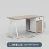 Escritorio financiero de pantalla divisoria minimalista moderno para computadora, escritorio para empleado individual o doble, mayorista de combinación de escritorio y silla de oficina