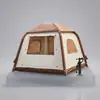 Tienda inflable personalizada para exteriores, resistente a la intemperie y bloqueadora de luz, tienda de campaña automática sin montaje para cuatro personas, adecuada para parques