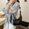 Bolsa de Bollo Estilo Perezoso de Verano 2026 Nueva Moda de Gama Alta Gran Capacidad Bolsa de Bollo Simple Versátil Bolsa Croissant