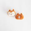 Broche de peluche de dibujos animados, lindo muñeco de ardilla, oso, alfiler, bolso, accesorios de ropa, accesorios de titular