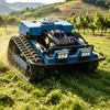 Exportación transfronteriza de cortacésped de orugas HT550, trituradora de hierba agrícola de cuatro tiempos, cortacésped pequeño de control remoto