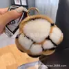 Colgante Exclusivo Transfronterizo de Uña de Gato Muñeco Lindo Colgante de Piel Peluche Bolsa Pequeña de Pata Colgante para Coche Llavero