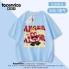 Camiseta de Algodón para Niños Inside Out 2 Verano Enojado Niños y Niñas Verano Top Dopamina