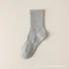 Meias brancas para homens e mulheres com meias de algodão para primavera e outono meias desodorantes masculinas meias curtas meias esportivas para adolescentes