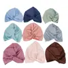 Gorro de Noche Popular Europeo y Americano de Seda Artificial de Doble Capa Gorro con Giro Cruzado Gorro de Ducha Gorro de Maquillaje Belleza Lavado de Cara Fabricante Venta al por Mayor