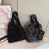 Bolso Popular de Lentejuelas de Gran Capacidad para Internet Bolso Tote para Trabajo y Desplazamientos de Verano para Mujer Diseño Nicho Bolso de Hombro