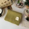 Bufanda de Punto Retro de Color Sólido para Año Nuevo y Navidad para Mujer, Estilo Coreano de Invierno, Cálido Abrigador Atmosférico de Otoño e Invierno, Calentador de Cuello para Pareja