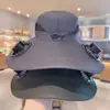 Sombrero de Pescador con Ventilador Solar Transfronterizo para Hombres, Sombrero de Sol de Ala Ancha para Senderismo de Verano para Mujeres, Sombrero de Protección Solar para Exteriores, Sombrero de Pesca