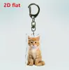 Decoração Pingente para Retrovisor Gato Preto para Entusiastas, Pingente de Cachorro Pet, Ornamento Acrílico Montado no Carro Transfronteiriço